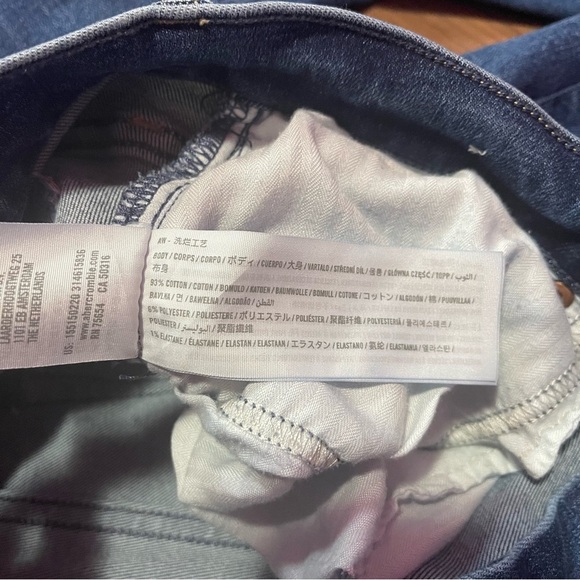 Abercrombie & Fitch Jeans Women's Size 29/8 Long The Flare Ultra High Rise Denim - Picture 15 of 15